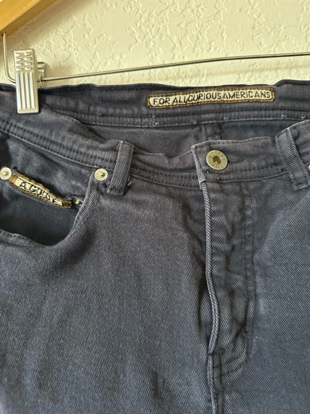 Agolde Dark Wash Straight-Leg Jeans - Size 27